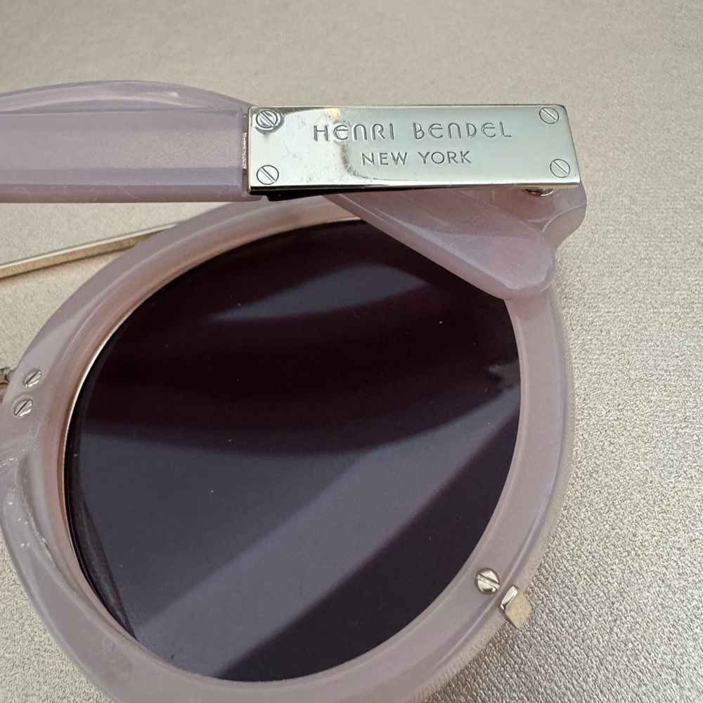 Henri Bendel Pink Reflective Sunglasses - Picture 5 of 5